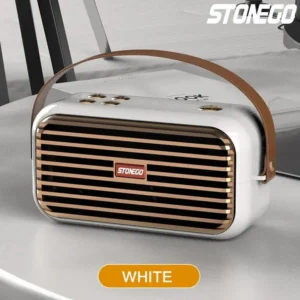 STONEGO 1PC 3D Stereo Bluetooth reproduktor X7 TWS Přenosný retro hudební duální reproduktor Bezdrátový Aux Usb De Som Outdoor Bass Soundcore Speaker