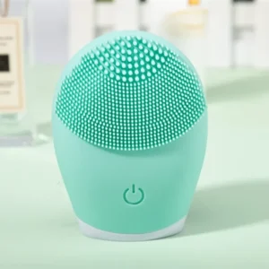 Elektrický silikonový čistič obličeje Masážní přístroj na čištění obličeje Skincare Massage Tool Beauty Machine Vibrační čištění pórů Self Provided Batter