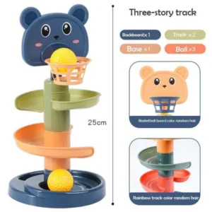 2-7 vrstev Různé vrstvy Dětská dráha Rolling Ball Play Dětská hračka Early Educational Puzzle Toy pro děti Montessori Sliding Track Tower Dětský dárek