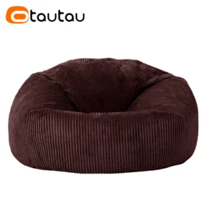 Manšestrový pytel Bean Bag Pouf Cover bez výplně Lazy Cozy Floor Beanbag Chair Sac Puff Ottoman Pouf Lounger Bezrámový nábytek DD025