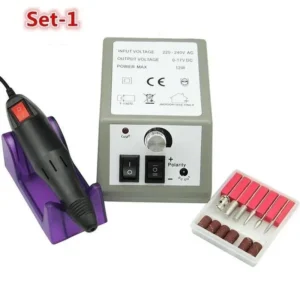 Elektrická vrtačka na nehty Home Manicure Pedicure File Buffer Bits Set Toenail Sander Polisher Pen Home Professional Salon Care Tool Kit