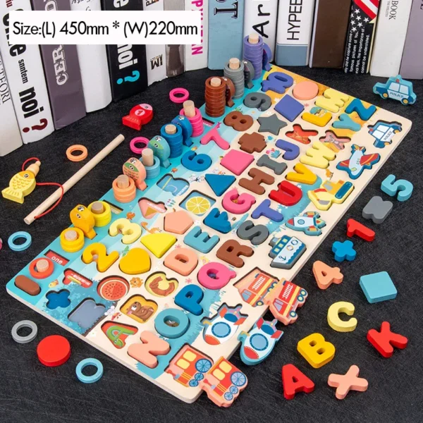 Dřevěné puzzle pro děti