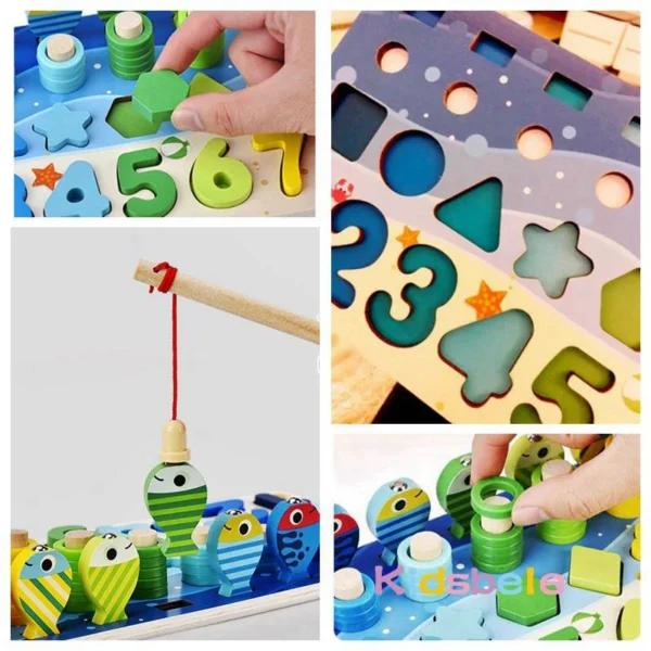 Dřevěné puzzle pro děti