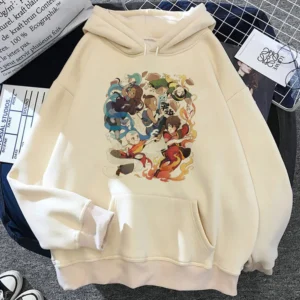 Avatar Hentai the Last Airbender Zuko Hoodie Printed Design Designer Anime Sweater Athleisure Girl Hoddie Sweatshirts Pohodlné