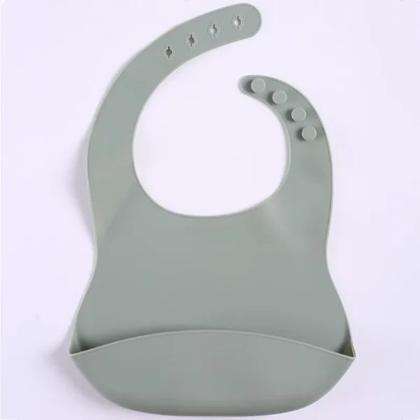 Silicone Baby Bib with a catcher