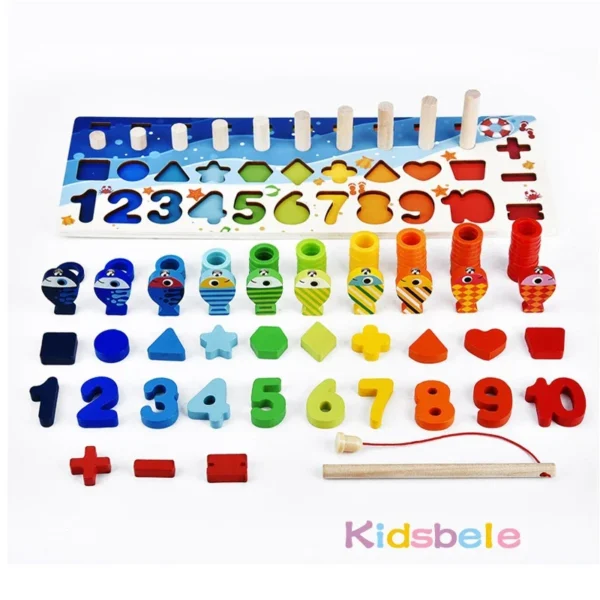 Dřevěné puzzle pro děti