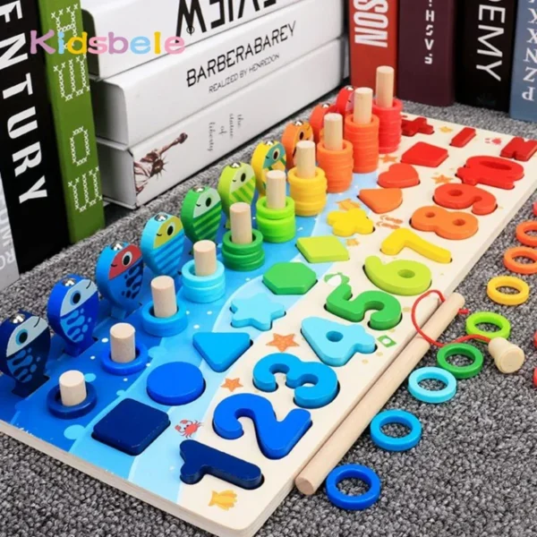 Dřevěné puzzle pro děti