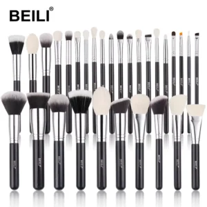 Beauty Makeup Brushes Set Profesionální přírodní štětce z kozích chlupů Foundation Makeup Powder Contour Eyeshadow Make up Brushes