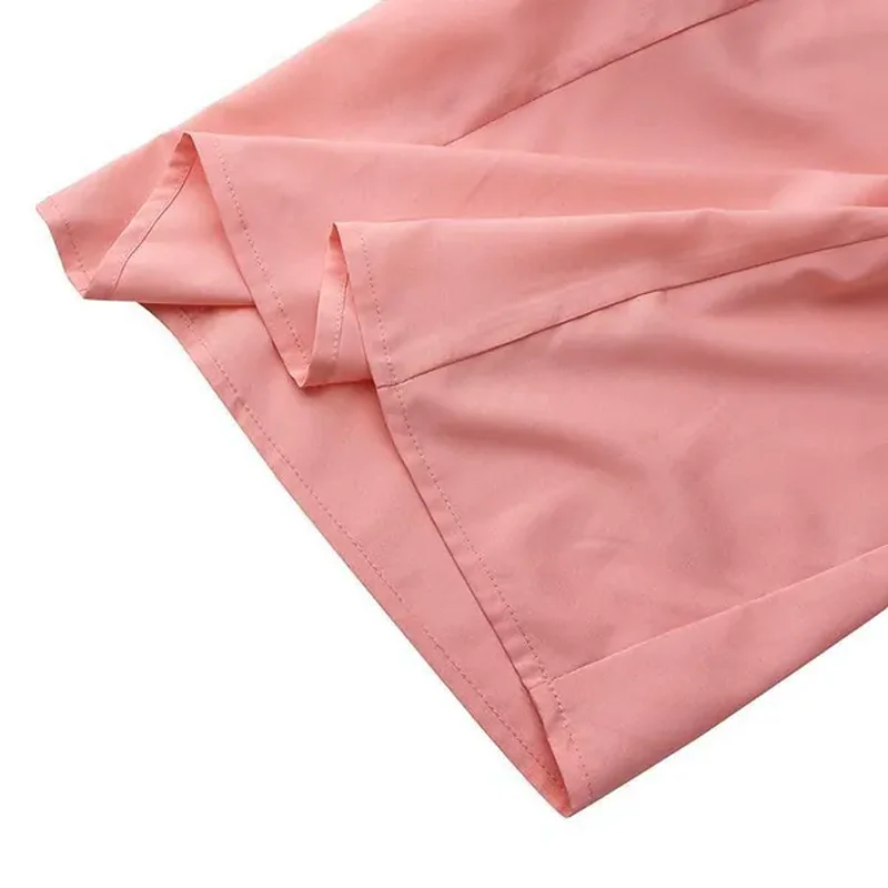 Dámské módnà pÅÃležitostné vysoký pas Å¡iroká noha módnà jednoduché kalhoty Dámy jednobarevné volné Straigh kalhoty ženské dlouhé kalhoty Módní kalhoty