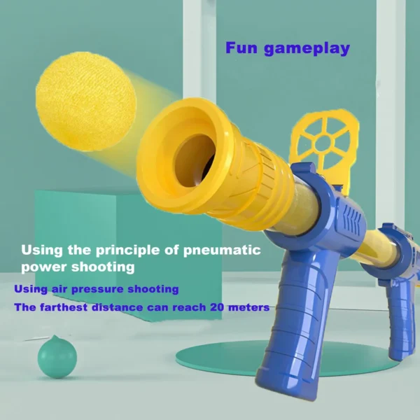 Zábavná hra Air-Powered Hladová střelba Duck Toys Měkká kulka míč střílet Elektronické bodování Bitva Duck Sniper Delight Game Duck Toys dárky